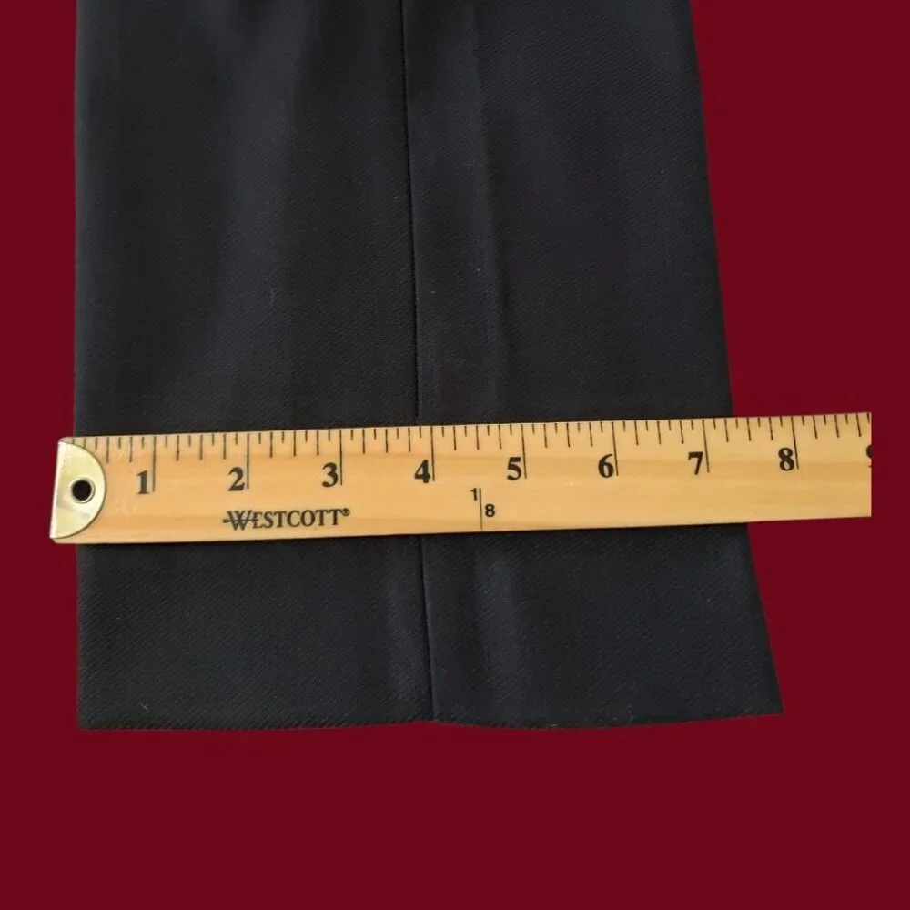 Salvatore Ferragamo Mens Wool Blend Trousers Made in Italy Midnight Blue  Size52